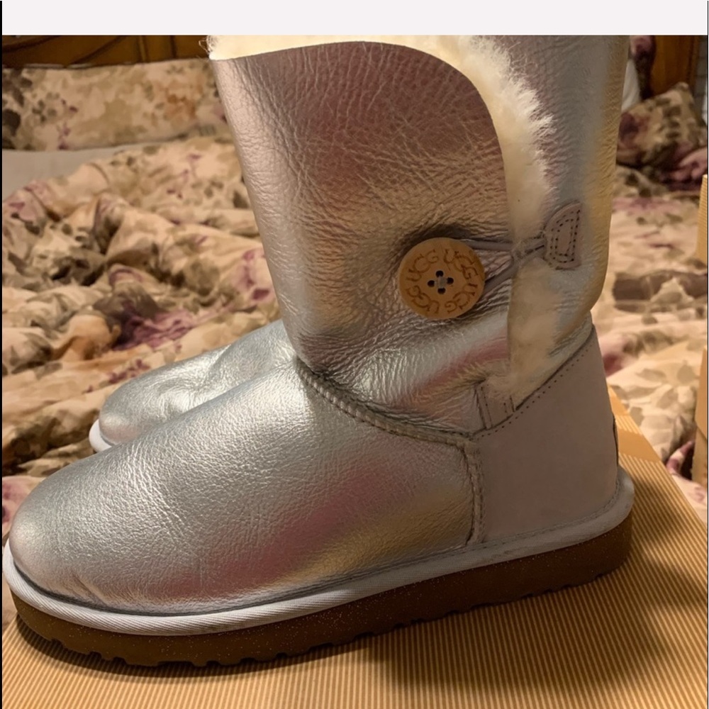Ugg Silver Boots